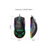RGB Gaming Mouse with Honeycomb Shell, Ultraweave Cable, 6400 DPI