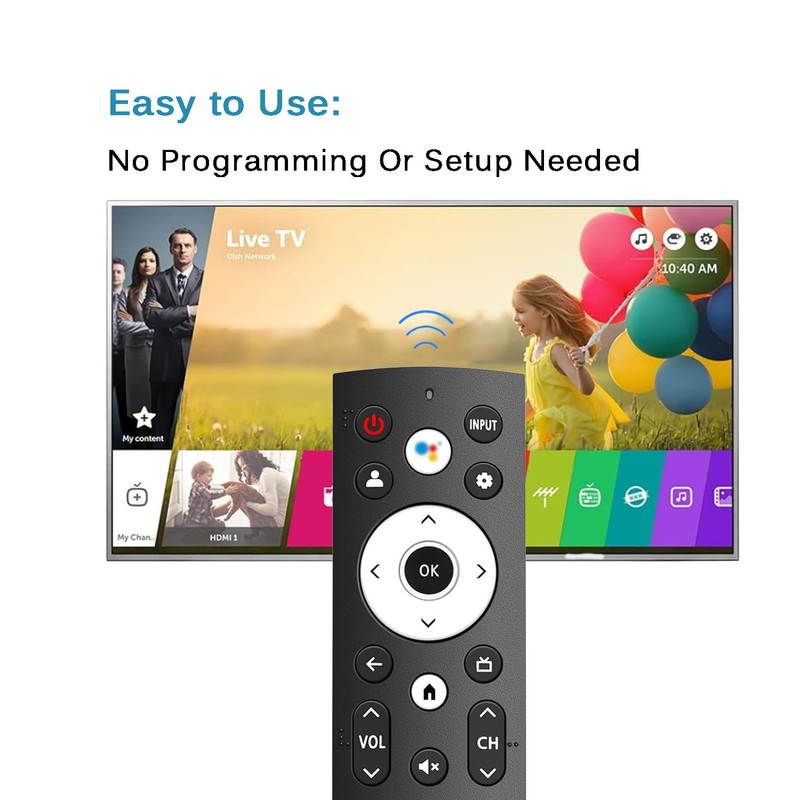 Universal Remote Control for Hisense Smart Google TV Series, Replacement
