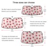 Pink Strawberry Flowers Car Windshield Sun Shade Women Girls Car