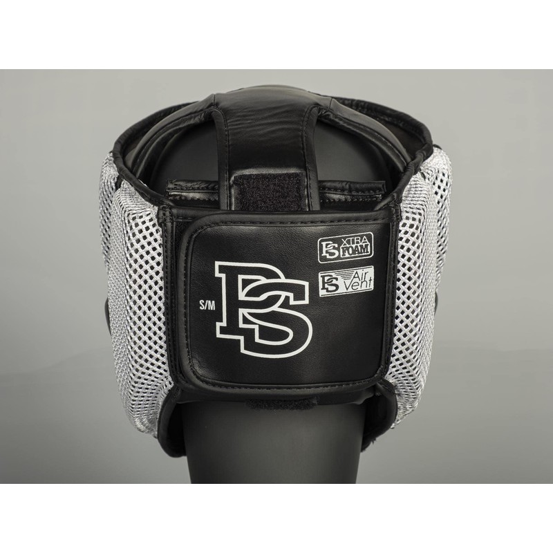 Star Mesh Head Guard for Sparring Size: M/L Colour: Black/White