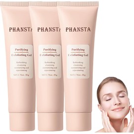 Gel Exfoliante Purificante, Limpiador Exfoliante Facial, Exfoliante Facial, Gel Exfoliante Para El Rostro, Limpiador Facial Exfoliante Suave Para Todo Tipo De Piel, Limpia La Suciedad Y La Gras