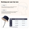 TOMEEK Fishing Hat Men's Bucket Hat Women's Sun Hat Reversible
