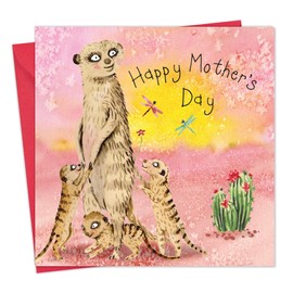 Twizler Mother’s Day Card Meerkat - Cute Mothers Day Cards For Mum - Mothers Day Card From Daughter - Mothers Day Card Mum To Be - Mothers Day Card From Son - Mothers Day Gifts - Mothers Day Hamper