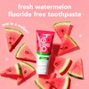 Hello Smiling Shark and Fresh Watermelon Fluoride Free Kids Toothpaste