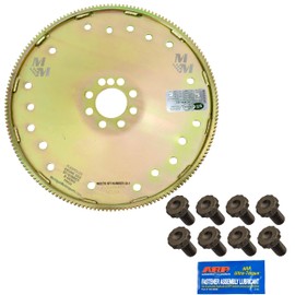 Michigan Motorsports Gold Series LSA & LT 8-Bolt Flexplate with ARP 244-2901 Bolt Kit - SFI 29.1 Rated Chromoly - Fits 2009-2015 GM LSA 6.2L 2014+ L83 L86 LT1 LT4 L87 L8T - Durable Performance Upgrade