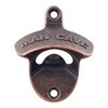 Jumiok Old Fashioned Bottle Opener Wall Mounted Man Cave Beer