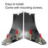 SUMNACON 4Pcs 10cm Metal Sofa Legs Wardrobe Leg Furniture Leg,