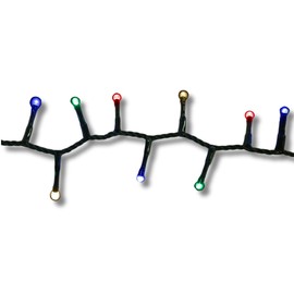 Holiday Bright Lights Indoor/Outdoor 18' 250L Twinkling Rice Light Connectable - Multicolor