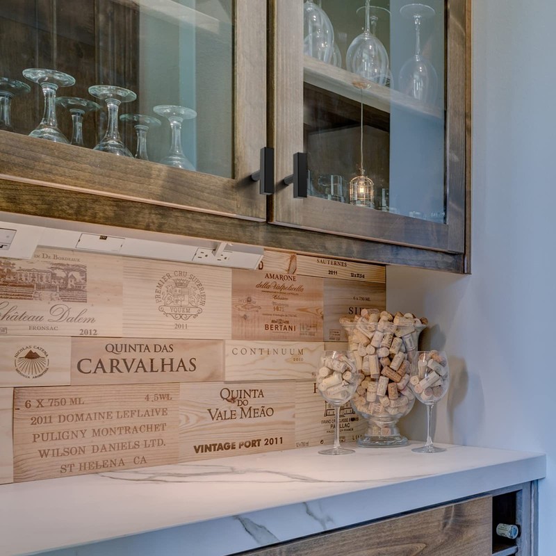 Amerdeco Furniture Knobs Stainless Steel Cupboard Knobs Black Drawer Knobs