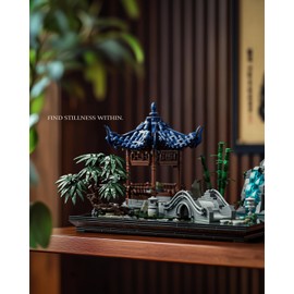 Nifeliz Chinese Garden Building Set, Aesthetic Model Toy for Display in The Home or Office, an Ideal Gift Idea for Gardening and Mindfulness Enthusiasts (1877 PCS, NF10311)