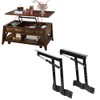 Oreilet Heavy Duty Lift Up Hydraulic Hinge, Adjustable Table Top