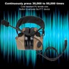 7.1mm Plug Military Headset Noise Cancelling Sound Amplification Headphone with