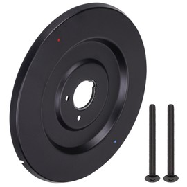 Chateau Collection Escutcheon Replacement for Moen 16090, for One-Handle Tub and Shower Faucets, Matte Black