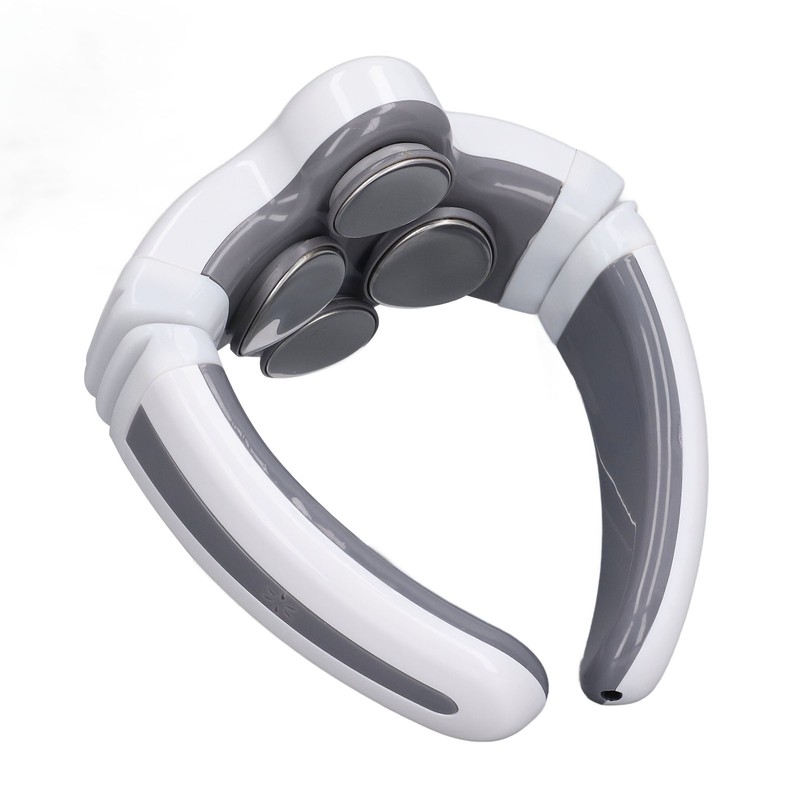 4 Heads Electric Pulse Neck Massager Intelligent 3D USB Charging