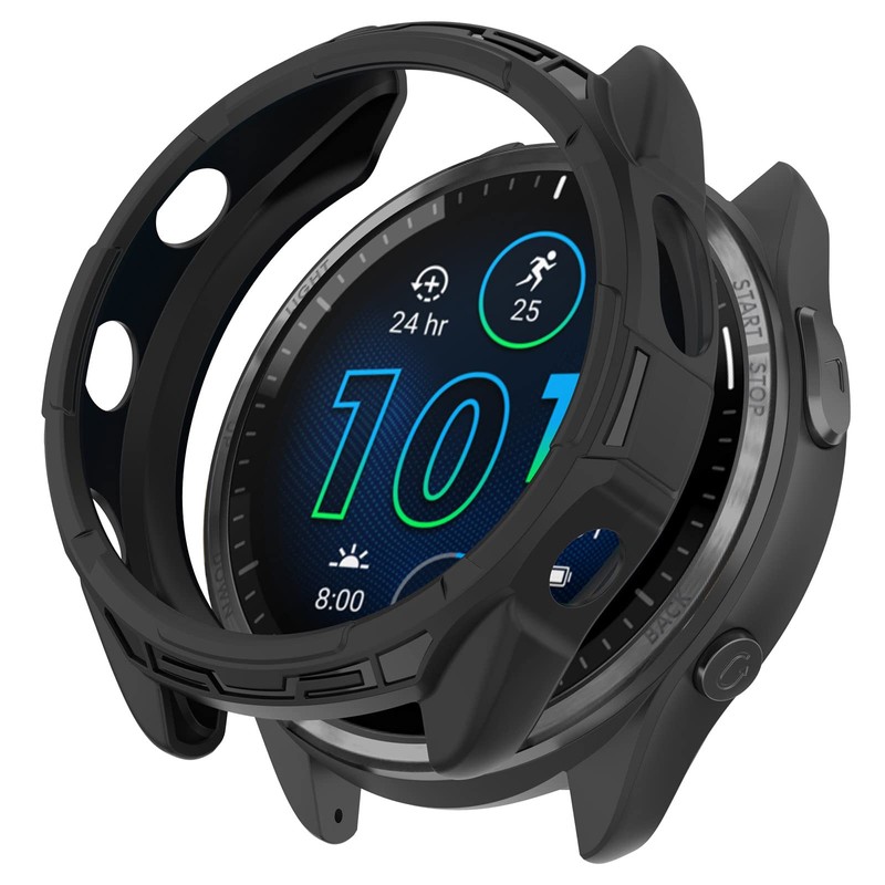 Case Cover Compatible with Garmin Forerunner 965, Disscool Soft Anti