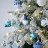 Valery Madelyn Christmas Baubles for Christmas Tree Decorations,40pcs 5-9cm Blue