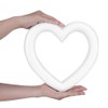 Operitacx Craft Foam Wedding Frame 2pcs Foam Wreath Forms Heart