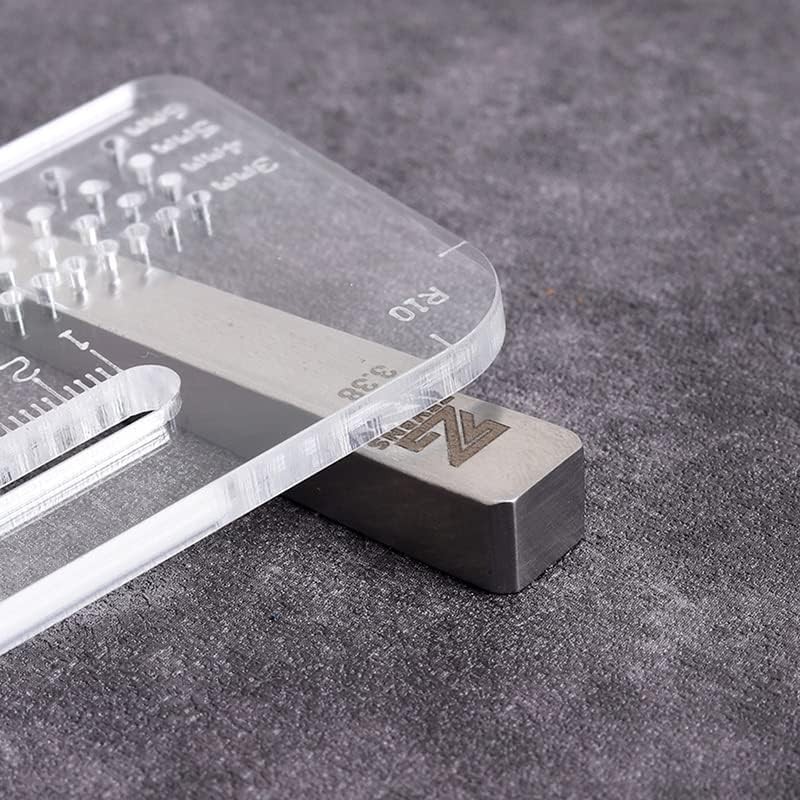 Leather Craft Punching Tools Leather Stitching Aid Plate Perforation and