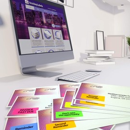 8-1/2 x 11" Neon Color High Light Fluorescent Labels for Laser & Inkjet Printer (Yellow Fluorescent, 1" x 2-5/8" - 30 Per Page | 750 Labels)