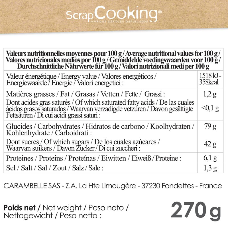 ScrapCooking - Preparazione per Ciambelle e Donuts 270 g -