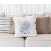 SpecialMe® Children's Cushion Cover with Name and Elephant Name of