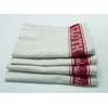 Red Linen Union Glass Cloth Pack of 4 (4 x