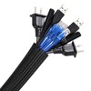 AGPTEK 2 m Cable Sleeve, 25-39 mm Self-Closing Cable Duct,