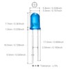 CHANZON 100 pcs 5mm Blue Diffused LED Diode Lights (Colored
