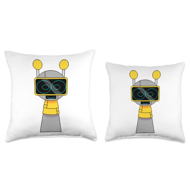 Funbot Remix from Sprunky! | Jevin Raddy Simon Throw Pillow
