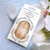 Daisy Press on Nails Medium Ballet Shaped White Flower Daisy