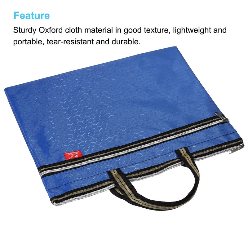 PATIKIL Waterproof Zipper File Bag, Documents Books Tools Storage Zip