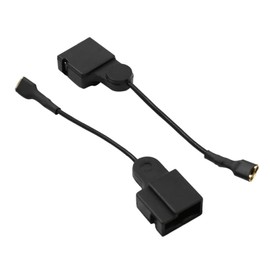 Edinstry Car 2pcs Black Car Horn Speaker Adapter Wiring Harness Pigtail Socket for Toyota Camry Highlander Corolla Crown Reiz Vios RAV4 Corolla EX Prado