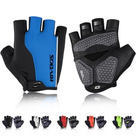 RIVBOS Cycling Gloves Bike Gloves for Men Women with Anti-Slip Shock-Absorbing Pad for Bicycle/Workout/Road Bike/Gym/Driving CHG002