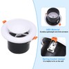 PATIKIL 4 Inch Round Air Vent Spring Loaded, ABS Adjustable