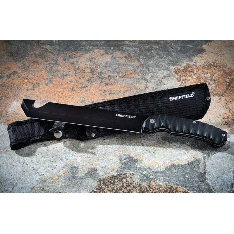 Sheffield Fletcher Tanto Knife Machete 9" Tactical Blade 15" Length
