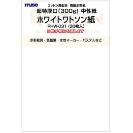 Muse White Watson PHW-031 Postcard Paper Postcard Pack, 30 Sheets