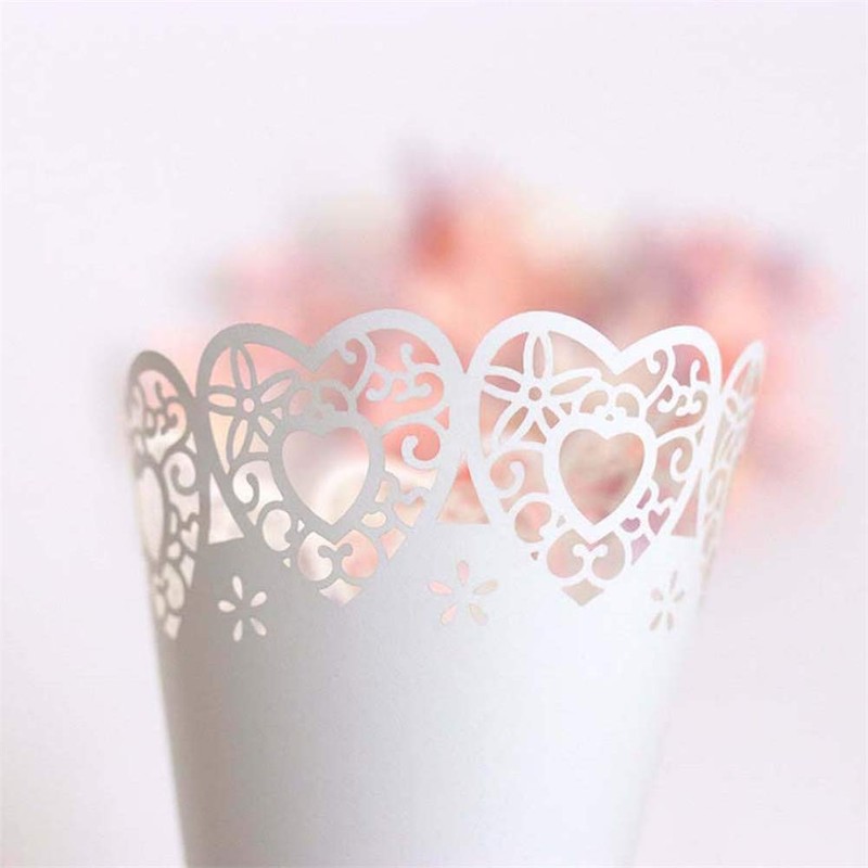Wedding Confetti Cones, Bebester 50PCS Cones for Confetti Paper Petal