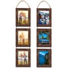VMUZEDER 5x7 Wall Hanging Picture Frames Collage with 3 Opening