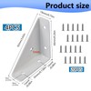 Corner Bracket, 4 PCS Bed Corner Support with 20 Pcs
