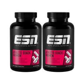 ESN Athlete Stack Women, 2 x 210 Capsules, All Essential Vitamins and Minerals, Vegan, Made in Germany