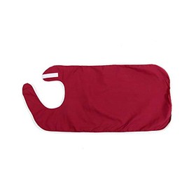 Comfort Finds Adult Bibs - Shirt Saver bib - Lightweight Waterproof - Full Coverage - Easy Hook and Loop Closure - Machine Washable 1 Pack Burgundy
