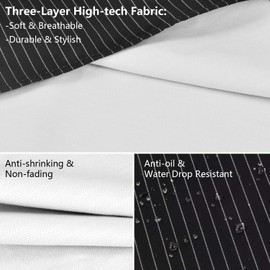 Viedouce 2-Pack of Waterproof Cooking Aprons with Pockets, Adjustable Kitchen and BBQ Aprons