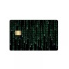 2 Matrix Screen Premium Print Debit/Credit Card Small Chips Skin