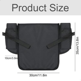 Pushchair Footrest Extension Foot Extended Seat Pedal - Seat Board Foot Support Universal Accessories for Pushchair Extension, Suitable for 28-33 cm Pushchairs, Black