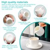 6 Pcs White Ceramic Mini Milk Jugs 50ml, Mini Milk