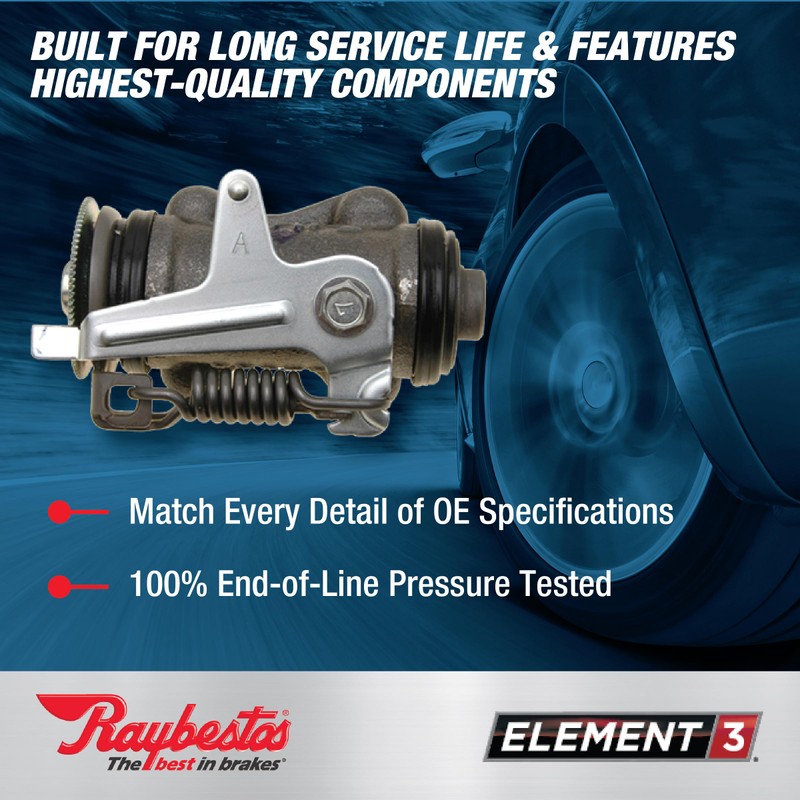 Raybestos Element3 Automotive Replacement Rear Drum Brake Wheel Cylinder for