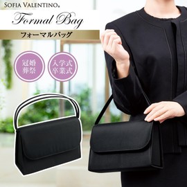 Como Life Women's Formal Bag, School Entrance Ceremonies, Graduation Ceremonies, Funerals, Mourning Clothes, Handbag, Elegant, Simple, Magnet, Congratulations & Condolences, Black, Free size