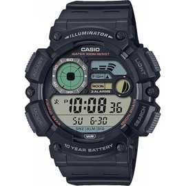 Casio Men's Digital Quartz Watch with Plastic Strap WS-1500H-1AVEF