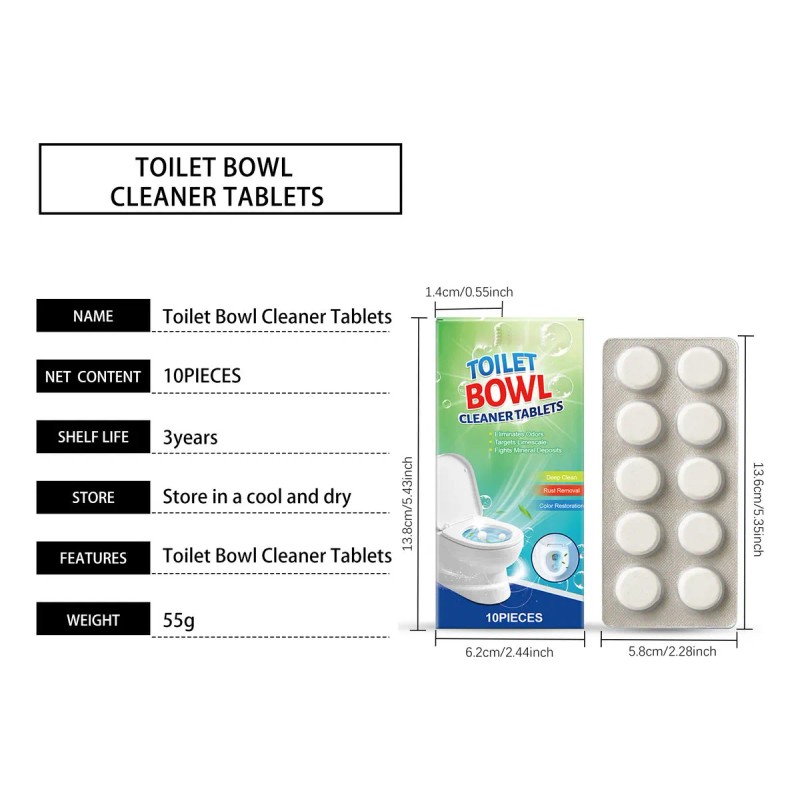 Tabletas Efervescentes Desincrustantes Para Inodoros En Aero