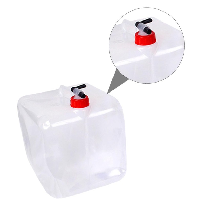 BESPORTBLE Portable Camping Water Tank 15l Collapsible Water Gallon Spigot